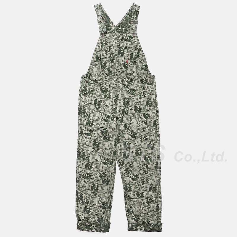 Supreme - 100 Dollar Bill Overalls - ParkSIDER