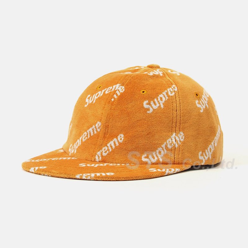 Supreme - Velour Diagonal Logo 6-Panel - ParkSIDER