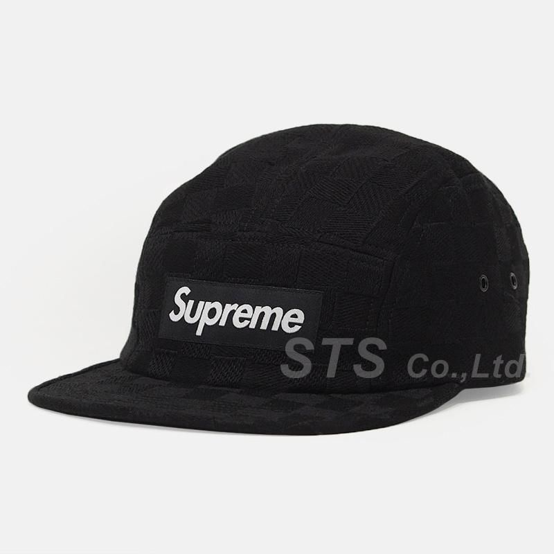 【完売】  Supreme - Checker Weave Camp Cap - ParkSIDER 帽子