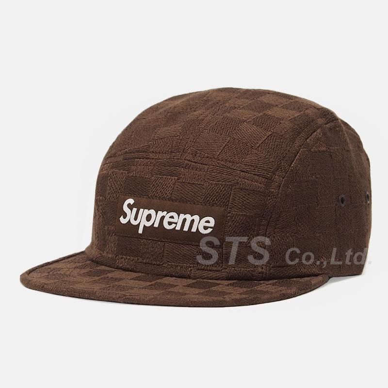 Supreme checker Weave camp cap キャップ Supreme Checker Weave Camp Cap (FW17) - $54