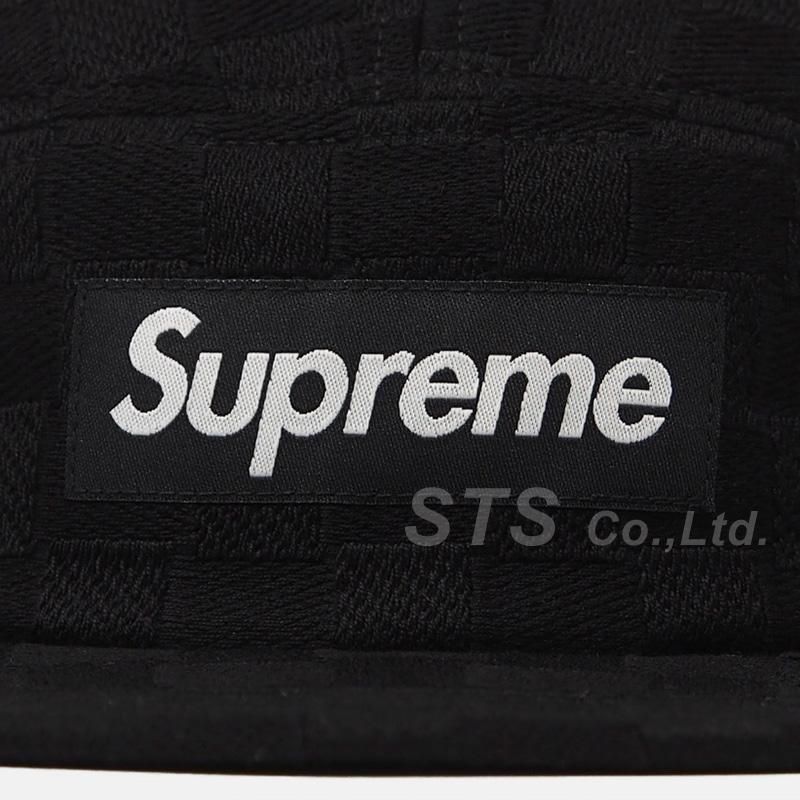 Supreme checker Weave camp cap キャップ Supreme Checker Weave Camp Cap Pink - FW17 - GB