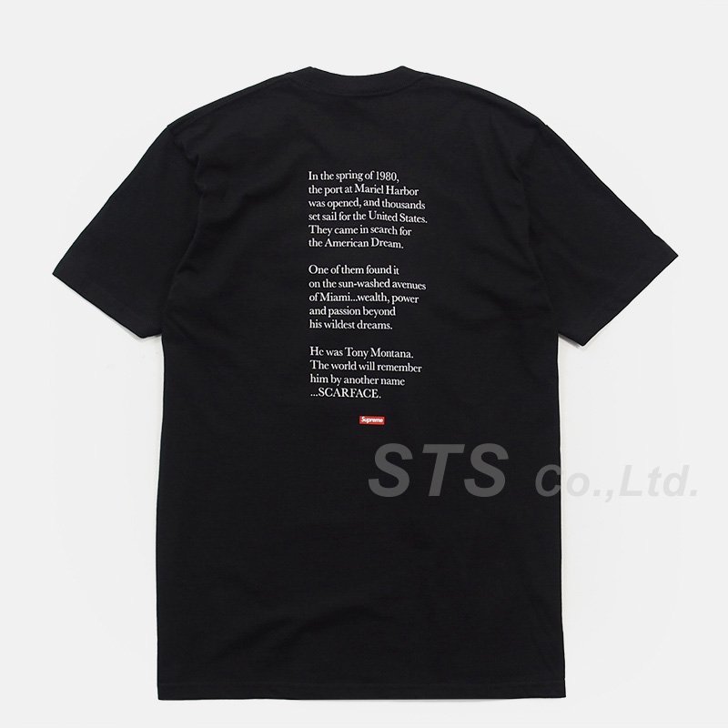 Supreme - Scarface Shower Tee - ParkSIDER