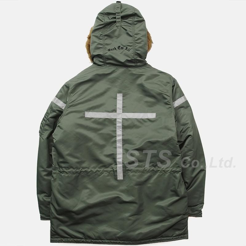 Supreme Reflective Cross N-3B Parka シュプ Supreme Reflective Cross N-3B Parka (FW17) - $348