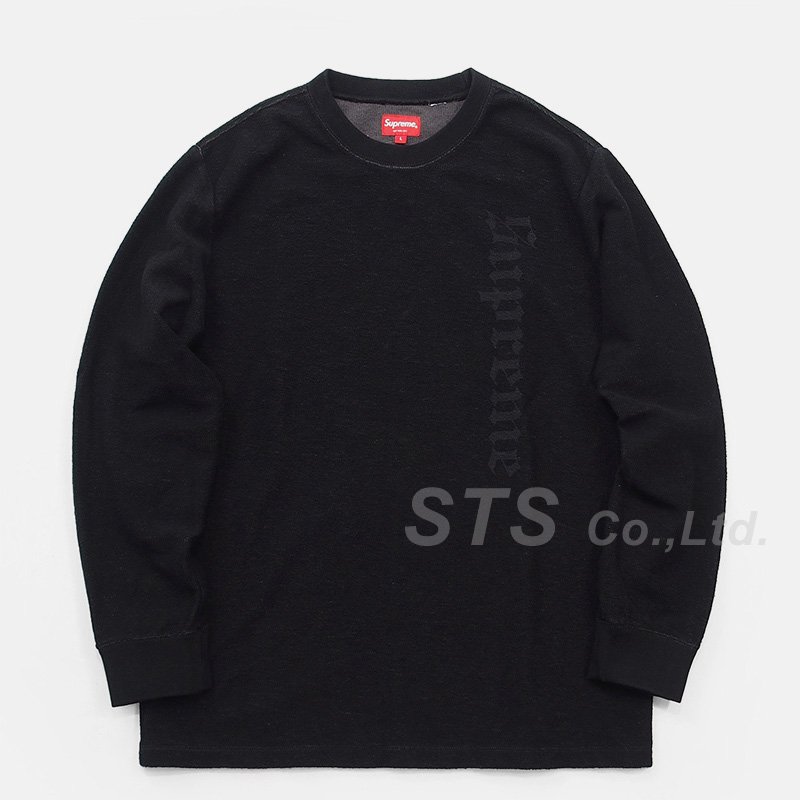 Supreme - Reverse Terry L/S Top - ParkSIDER