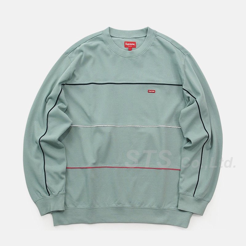 Supreme - Multicolor Piping Pique Crewneck - ParkSIDER