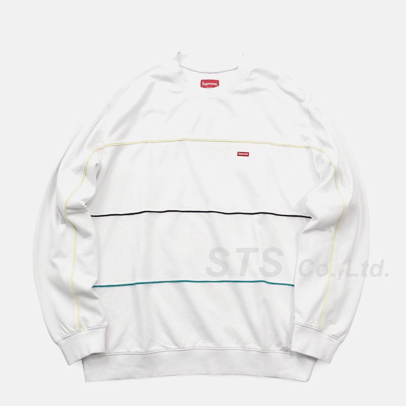 Supreme - Multicolor Piping Pique Crewneck - ParkSIDER