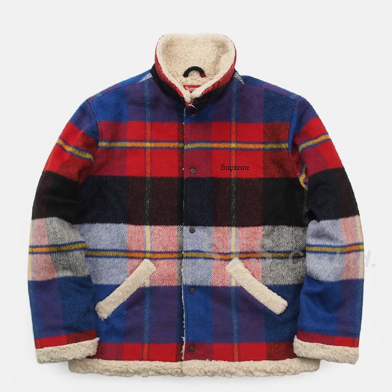 ぽてと様専用 Supreme Plaid Shearling bomber-