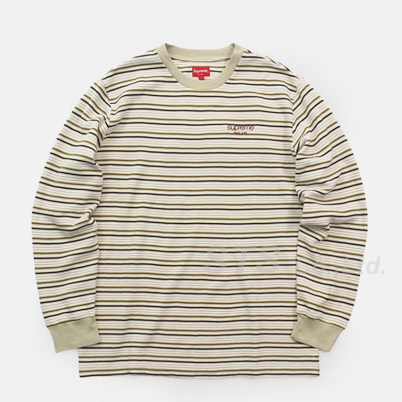 Supreme - Raised Stripe L/S Top - ParkSIDER