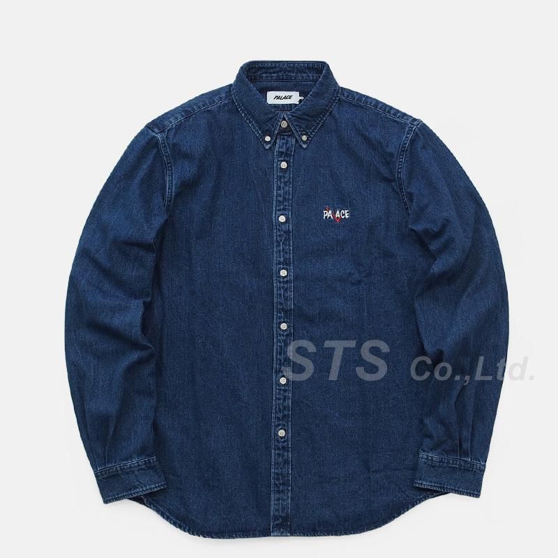 PALACE DENIM SHIRT デニムシャツ SCRIPTY DENIM SHIRT | PALACE SKATEBOARDS