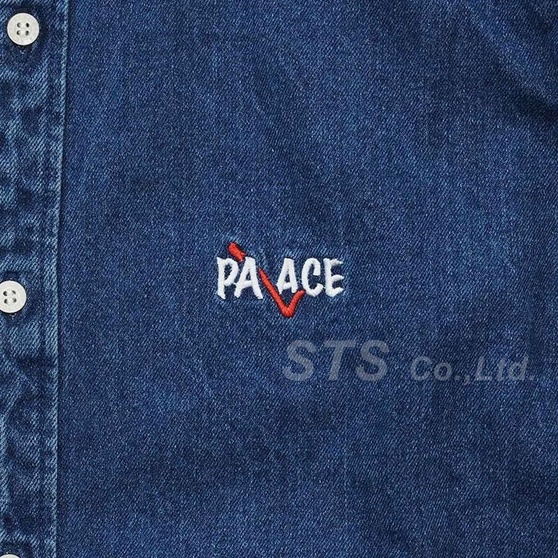 PALACE DENIM SHIRT デニムシャツ GUESS JEANS CLASSIC Long-Sleeve Denim Shirt デニムシャツ