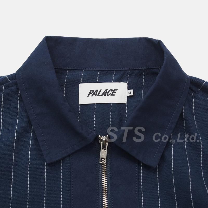Palace Skateboards - Pinstripe Zip Shirt - ParkSIDER