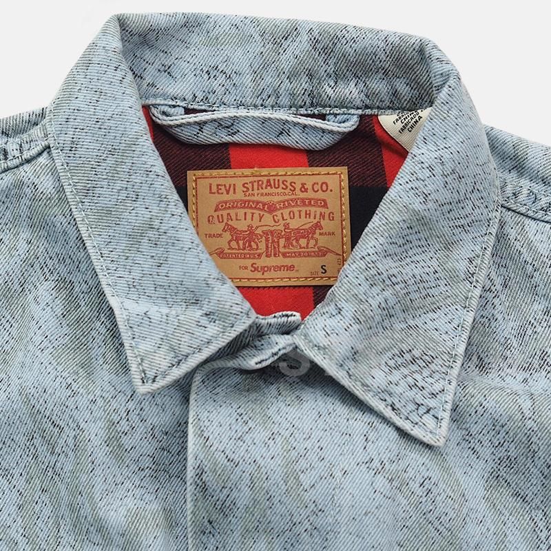 メンズSupreme Levi’s Snakeskin Trucker Jacket