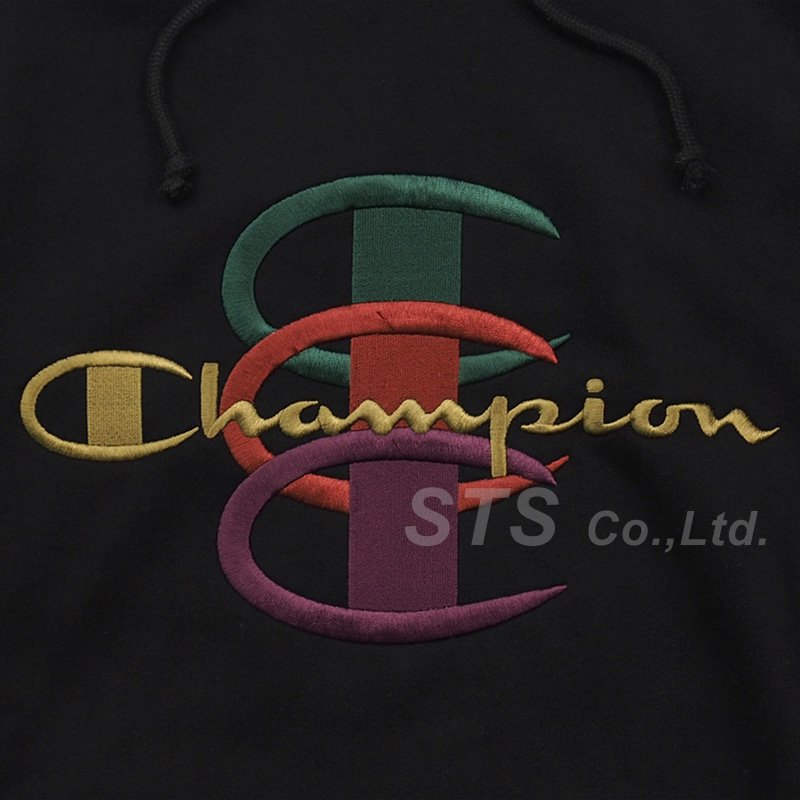 Supreme deals Champion Stacked Hooded Sweatshirt