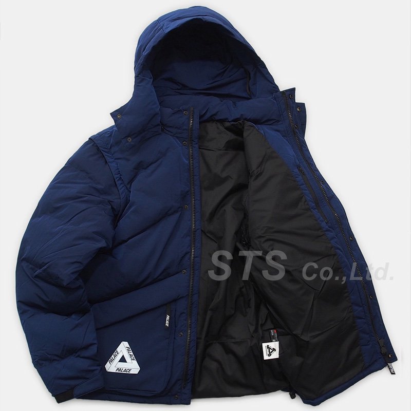 冬の華 Palace Skateboards PINNACLE PUFFA NAVY S