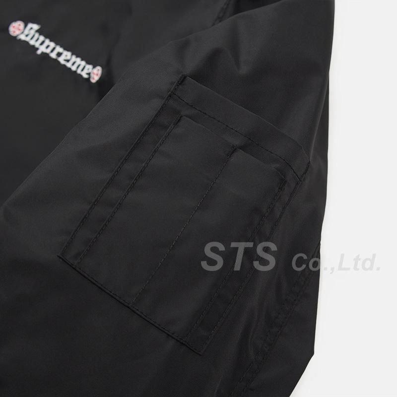 supreme Independent bomber jacket M 黒 2025年最新】supreme independent bomberの人気アイテム - メルカリ