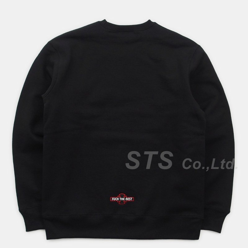 Supreme Independent Fuck the Rest Crewneck Dark Slate