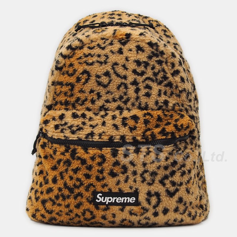 supreme reopard backpack