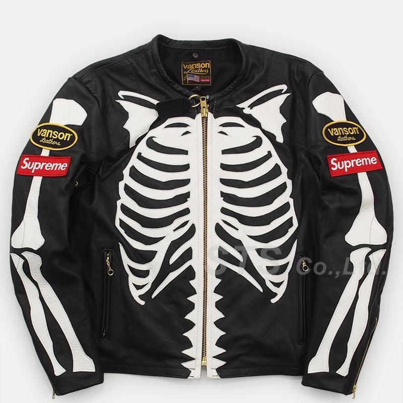 Supreme VANSON Leather Bones Jacket