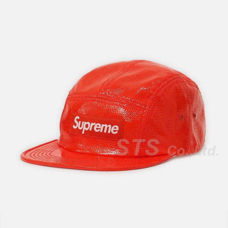 帽子 Supreme Laminated Box Weave Camp Cap SUPREME X CAP Laminated Box Weave Camp Cap Nov2017