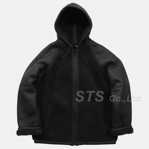 Supreme - Reversed Shearling Hooded Jacket