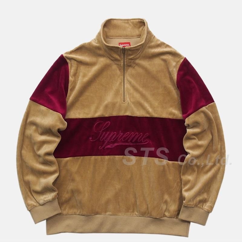Supreme - Velour Half Zip Pullover - ParkSIDER
