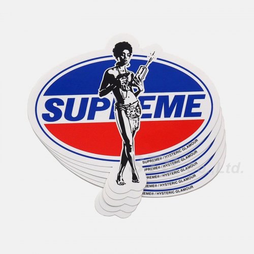 Supreme/HYSTERIC GLAMOUR Girl Sticker