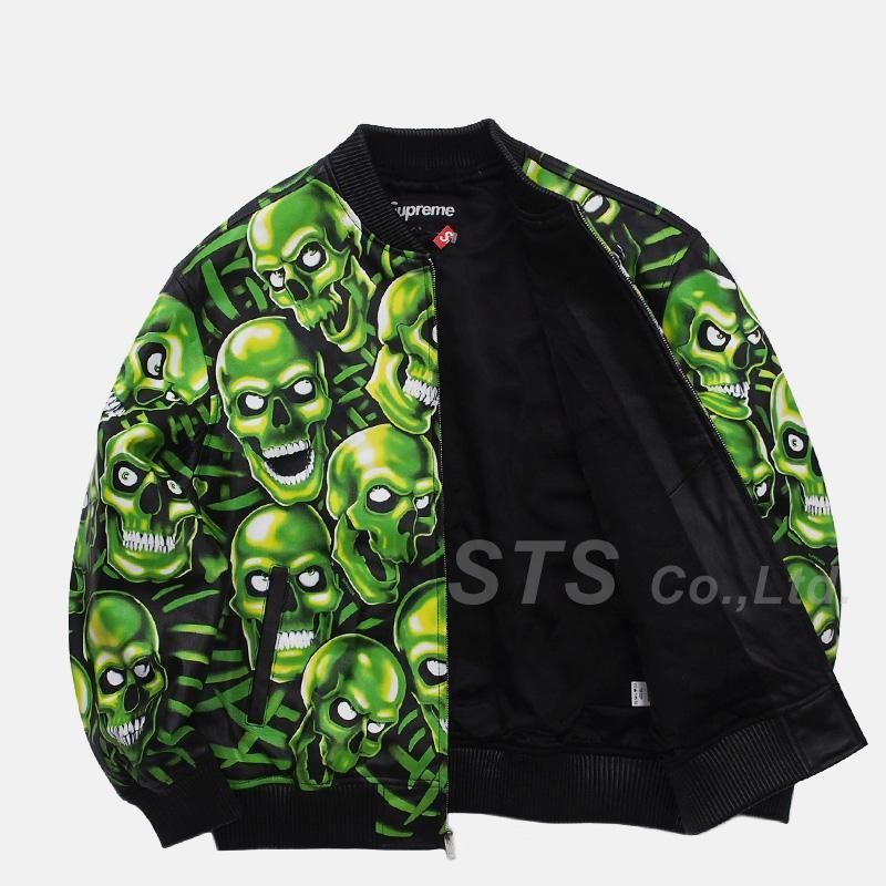 Supreme シルバー ジャケット 未使用 Supreme - シルバー ナイロン ジャケットパーカーの通販 by