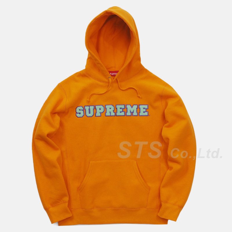 Supreme - Cord Collegiate Logo Hooded Sweatshirt - ParkSIDER