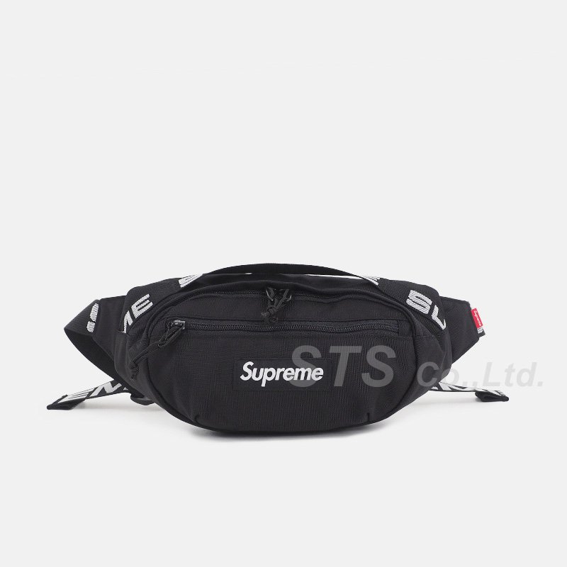 supreme waist bag 黒-