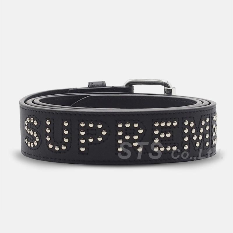 ファッション小物Supreme studded logo belt - ベルト