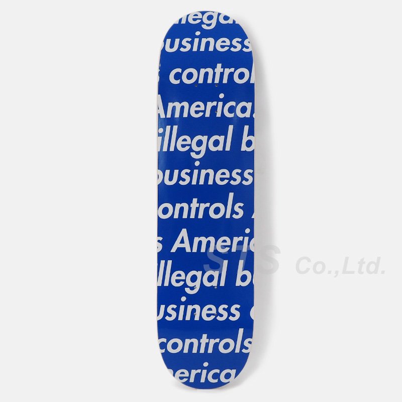 未開封 Supreme Illegal Business Skateboard