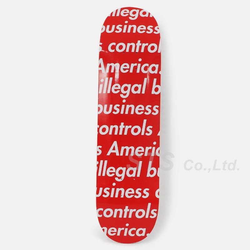 スケートボード Supreme Illegal Business Deck Supreme - Illegal Business Skateboard - ParkSIDER