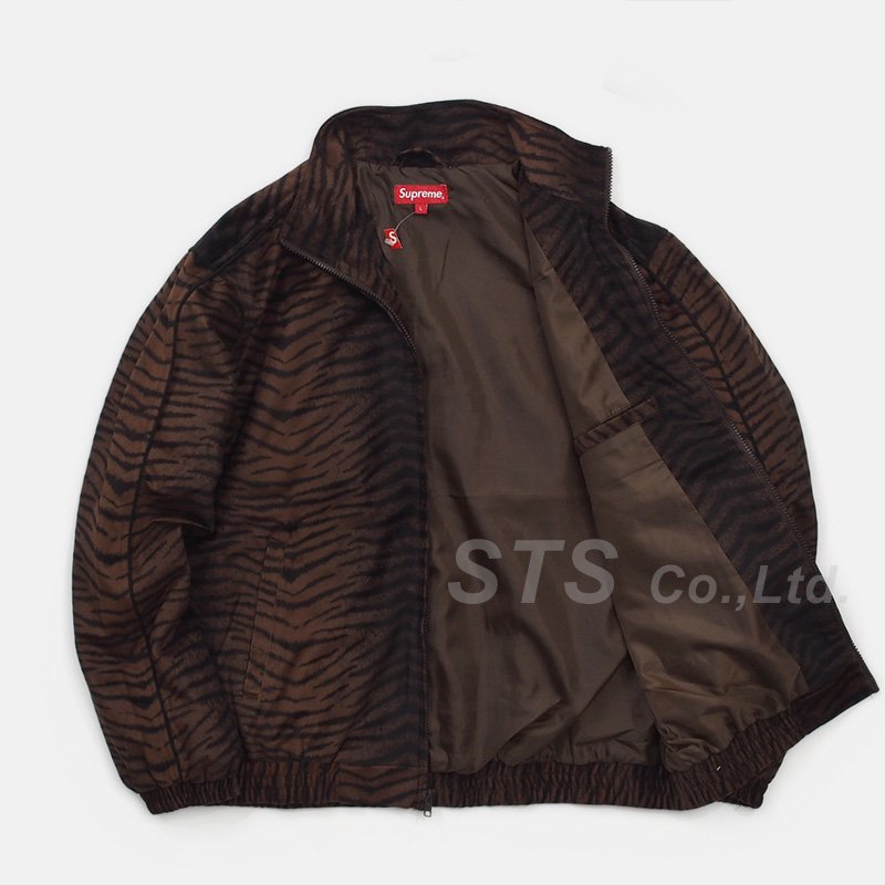 ジャケット・アウターsupreme 18ss tiger stripe track jacket