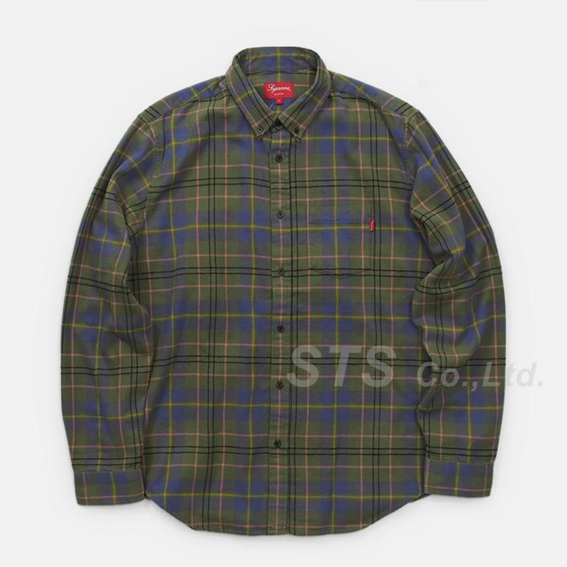 ネルシャツ【新品未使用品】Supreme Tartan Flannel Shirt