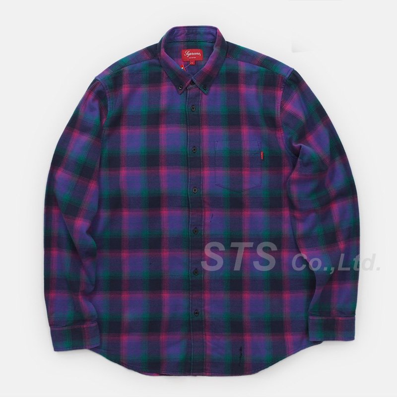 supreme Tartan Flannel Shirt 18ss ネルシャツ