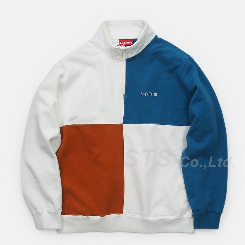 Supreme - Color Blocked Half Zip Sweatshirt - ParkSIDER