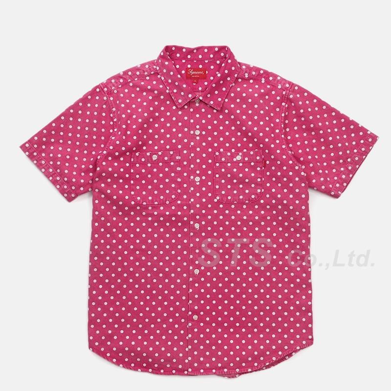 シュプリーム Supreme Polka Dot Denim Shirt Supreme Polka Dot Denim Shirt (SS18) - $128