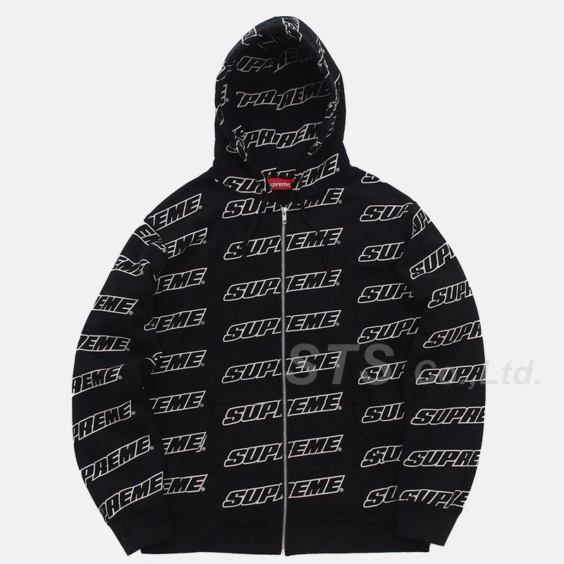 Supreme - Repeat Zip Up Hooded Sweatshirt - ParkSIDER
