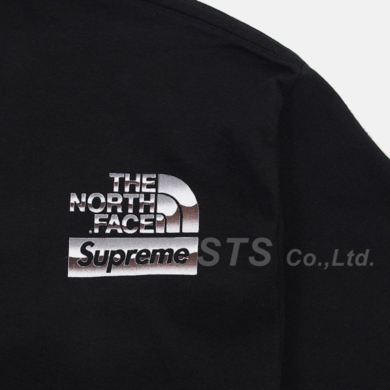 supreme The North Face MetalicLogo Tシャツ