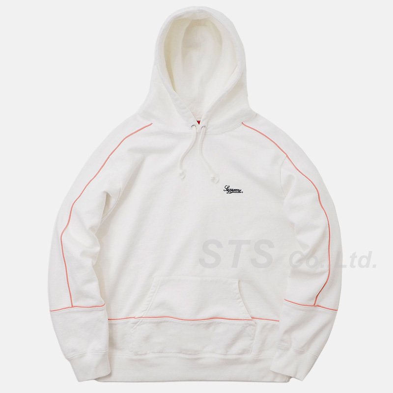 Supreme - Piping Hooded Sweatshirt - ParkSIDER