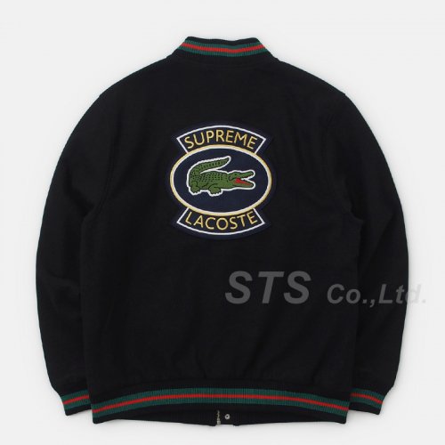 Supreme/LACOSTE Wool Varsity Jacket