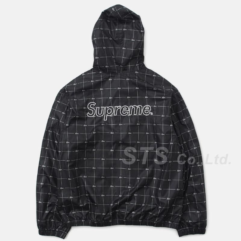 Supreme/LACOSTE Reflective Grid Nylon Anorak - ParkSIDER