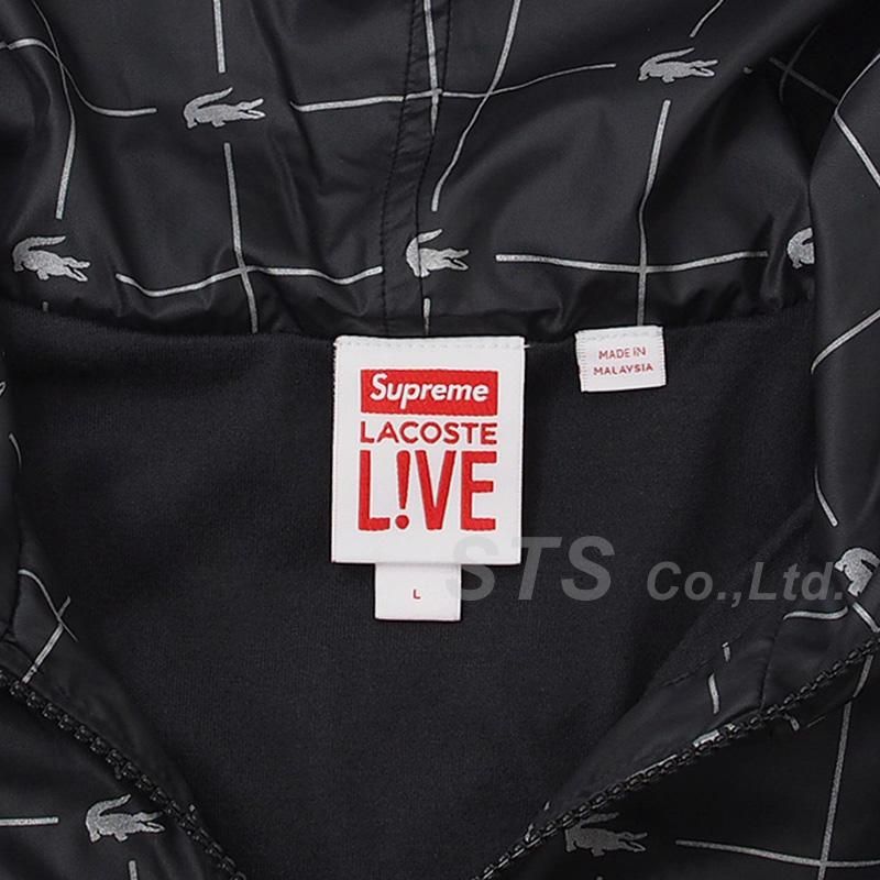 Supreme/LACOSTE Reflective Grid Nylon Anorak - ParkSIDER