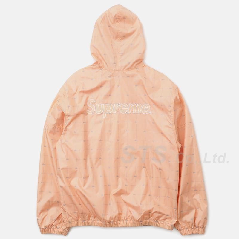 Supreme/LACOSTE Reflective Grid Nylon Anorak - ParkSIDER