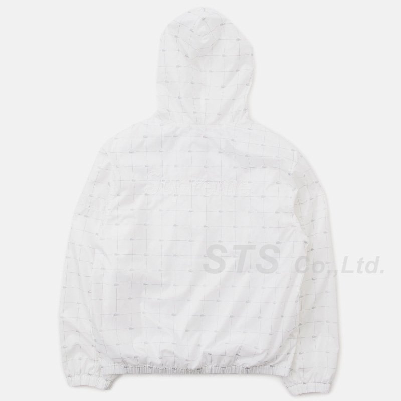 Supreme/LACOSTE Reflective Grid Nylon Anorak - ParkSIDER