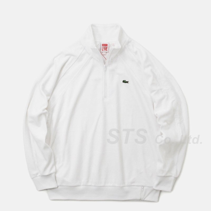 Supreme/LACOSTE Velour Half-Zip Track Top - ParkSIDER