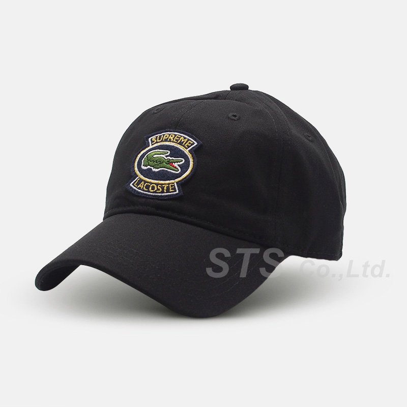 Supreme Lacoste Twill 6-Panelラコステツイルキャップ帽子