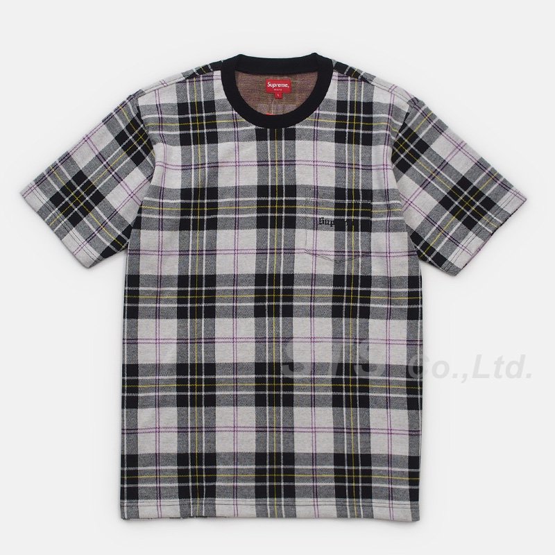 Supreme - Jacquard Tartan Plaid Pocket Tee - ParkSIDER