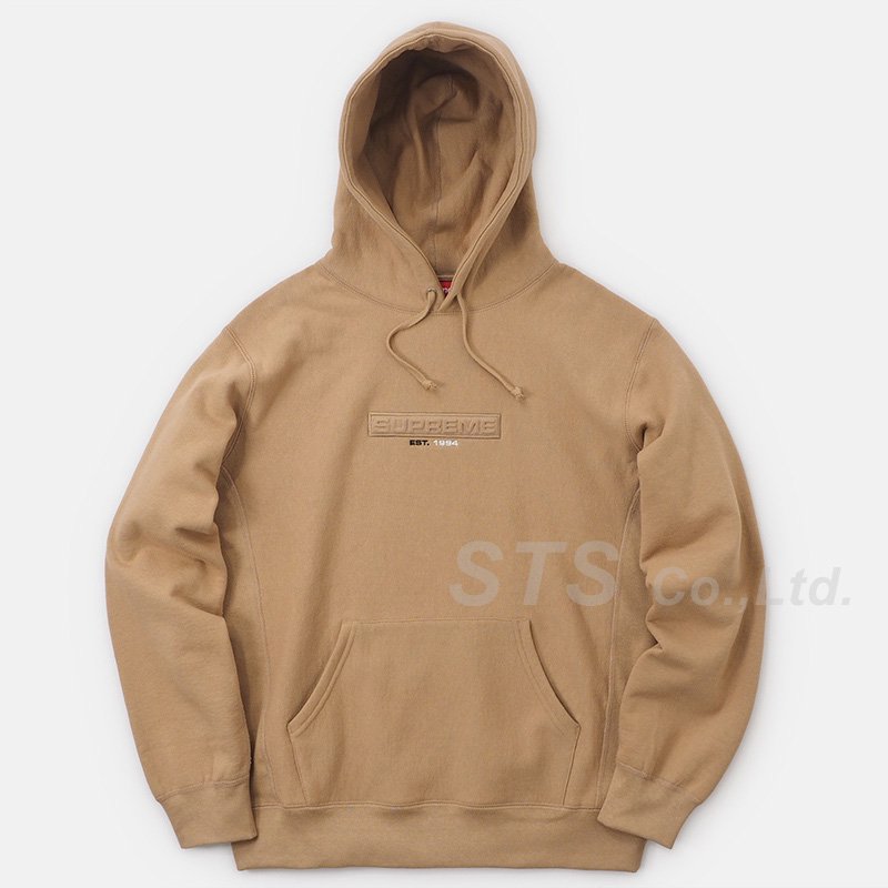 Supreme - Embossed Logo Hooded Sweatshirt - ParkSIDER