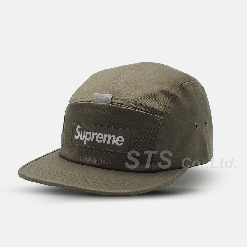 SUPREME シュプリーム 18SS Reflective Tab Pocket Camp Cap リフレクティブタブポケットキャンプキャップ レッド